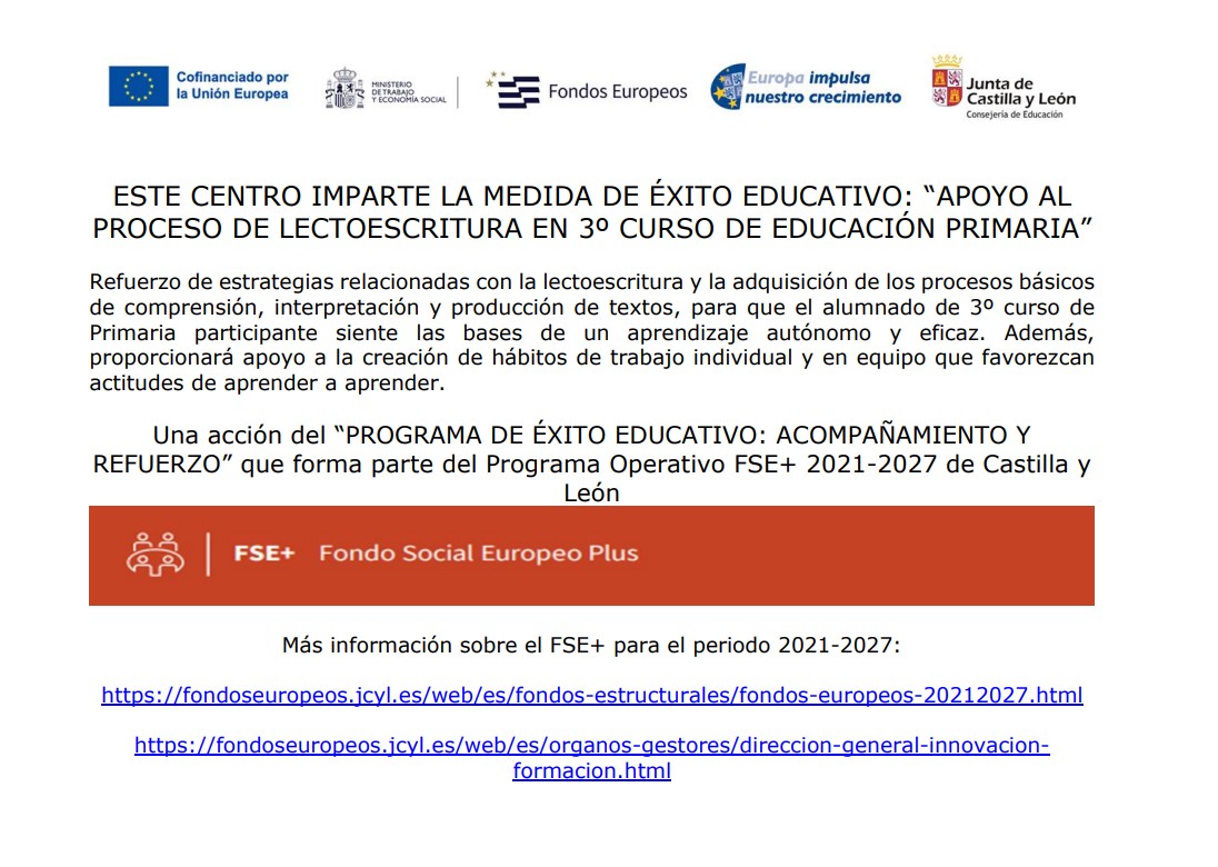 Logotico para el éxito educativo0 en nuestro centro