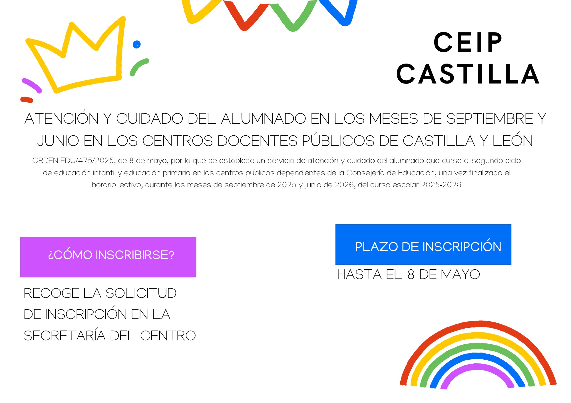 Atención alumnado de 1 a 2